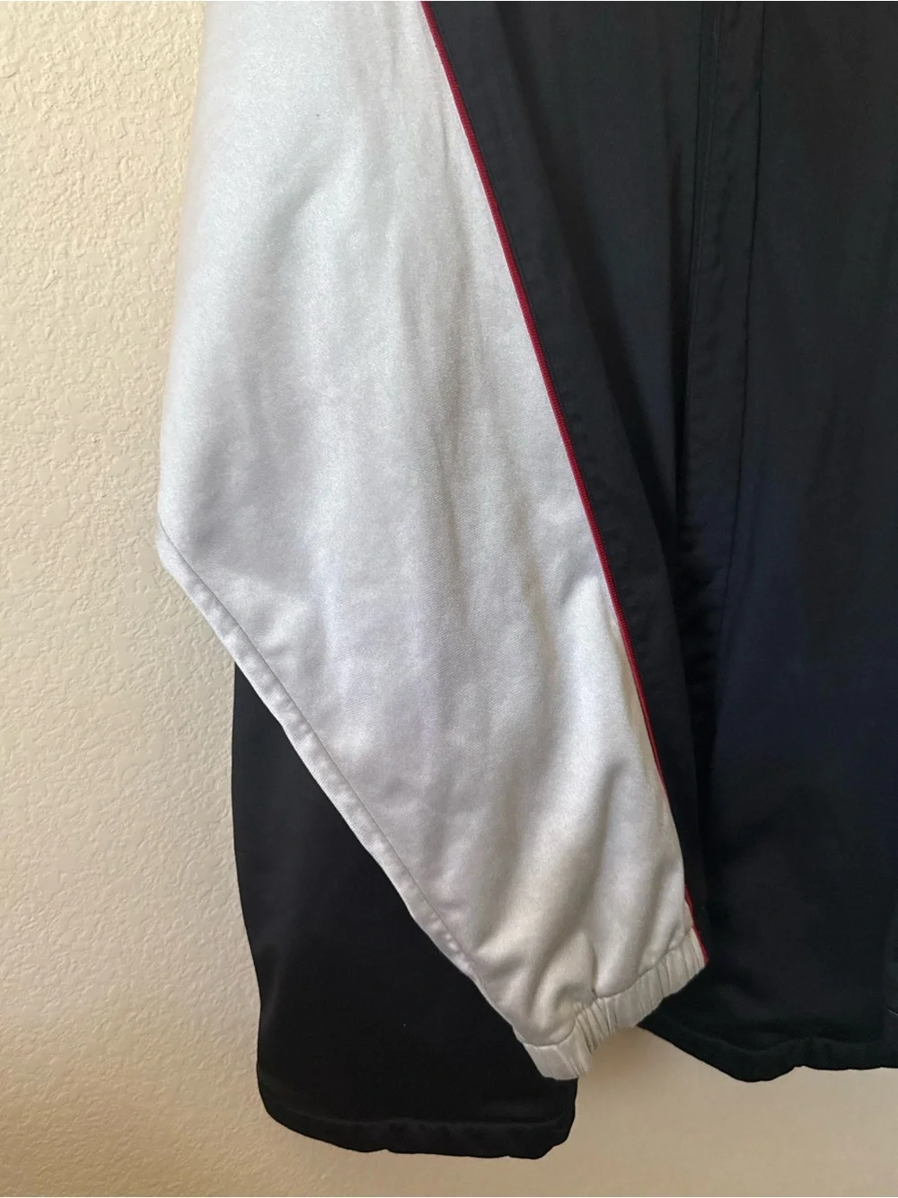 Nike Air Button Up Jacket Size 5x Men's Black and White Rare Vintage